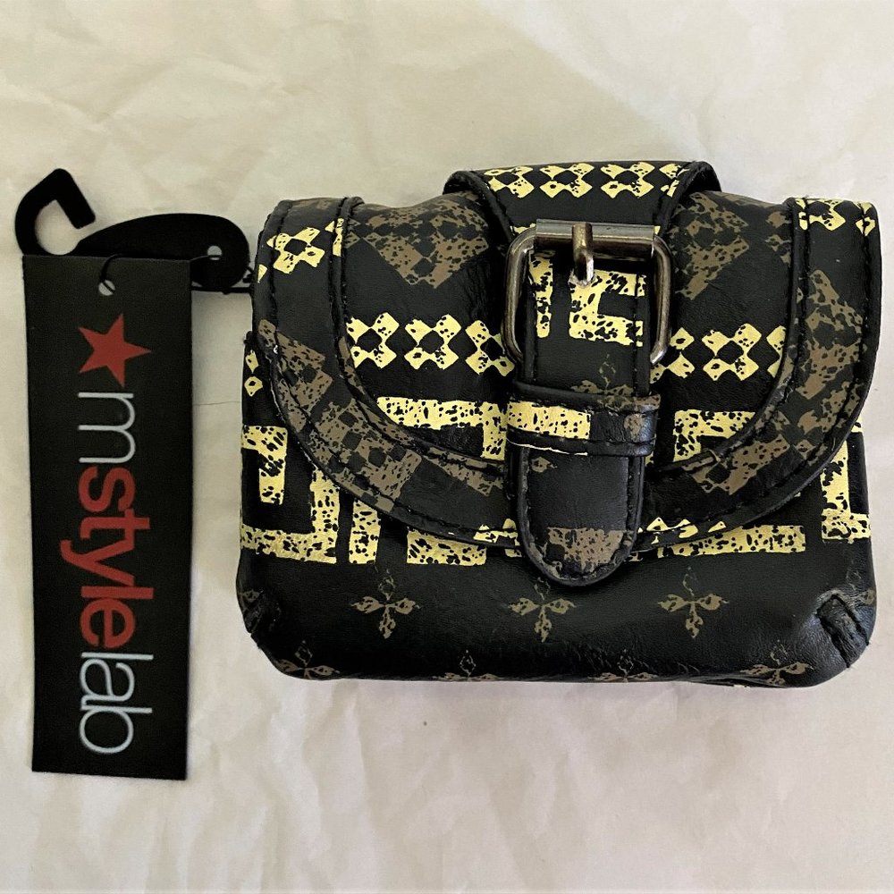 NWT Mstylelab Multicolored Faux Leather Wallet